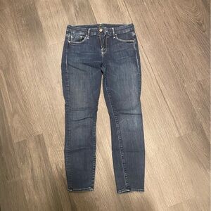 MOTHER Dark Blue Skinny Jeans
